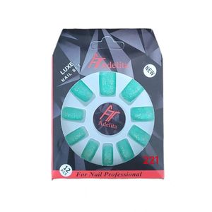 ناخن مصنوعی آدلیتا مدل sh g 221 بسته 12 عددی